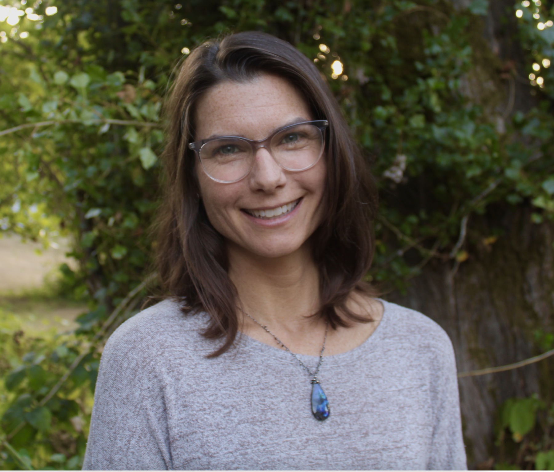 Loren Cline, photographed outdoors on Vashon Island